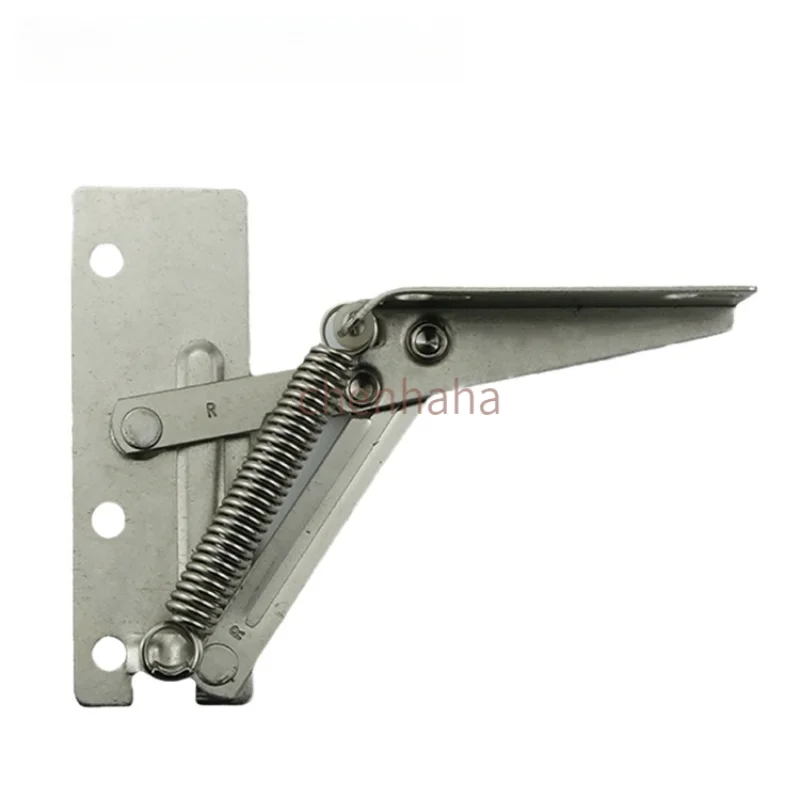 90-Degree 1-Pair Scissor Hinges, Lift-Up Door Support Hinges, Sofa Folding Spring Hinges, Cabinet Lift-Up Door Hardware Accessories for Home Use