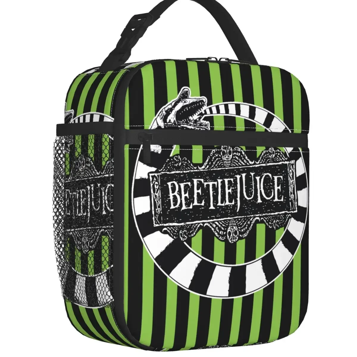 Multifuncional Worm Lunch Box para crianças, refrigerador térmico, isolado, filme de terror, tim, Burton, comida, escola