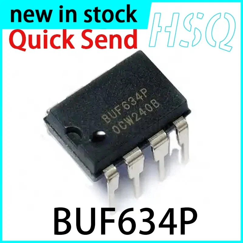 2PCS BUF634P BUF634 Package DIP8 Buffer Operational Amplifier Chip