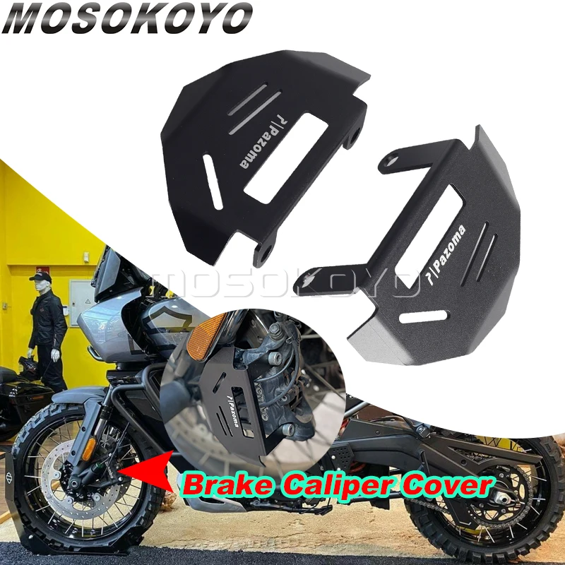 

Aluminum Motorcycle Brake Caliper Cover Protection Protector For Harley Pan America Accessories RA 1250 S PanAmerica 1250 2021+