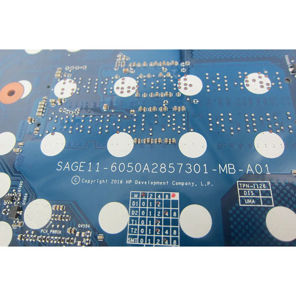 YOURUI VOOR HP M7-U 17-U Laptop Moederbord 940MX/2GB MET i7-7500U 2.7Ghz CPU 859291-601 6050A2857301-MB-A01 volledig getest