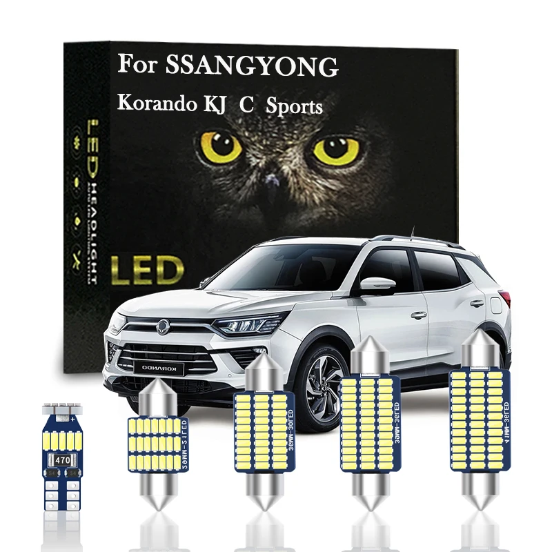 

Canbus For SSANGYONG Korando KJ C Sports 1999 2005 2011 2012 2013 2014 2019 2020 2021 Accessories Interior LED Light Kit