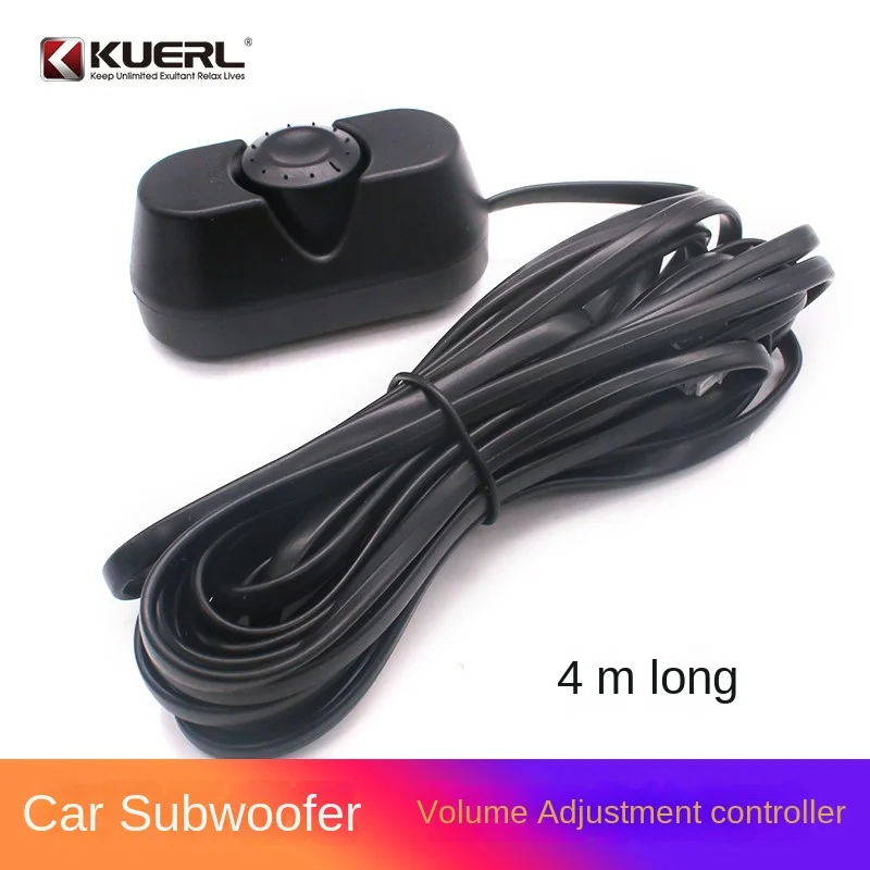 Car Volume Adjuster Amplifier Upgraded Remote Volume Controller Subwoofer Remote Volume Adjustment Control for Amplifier System 