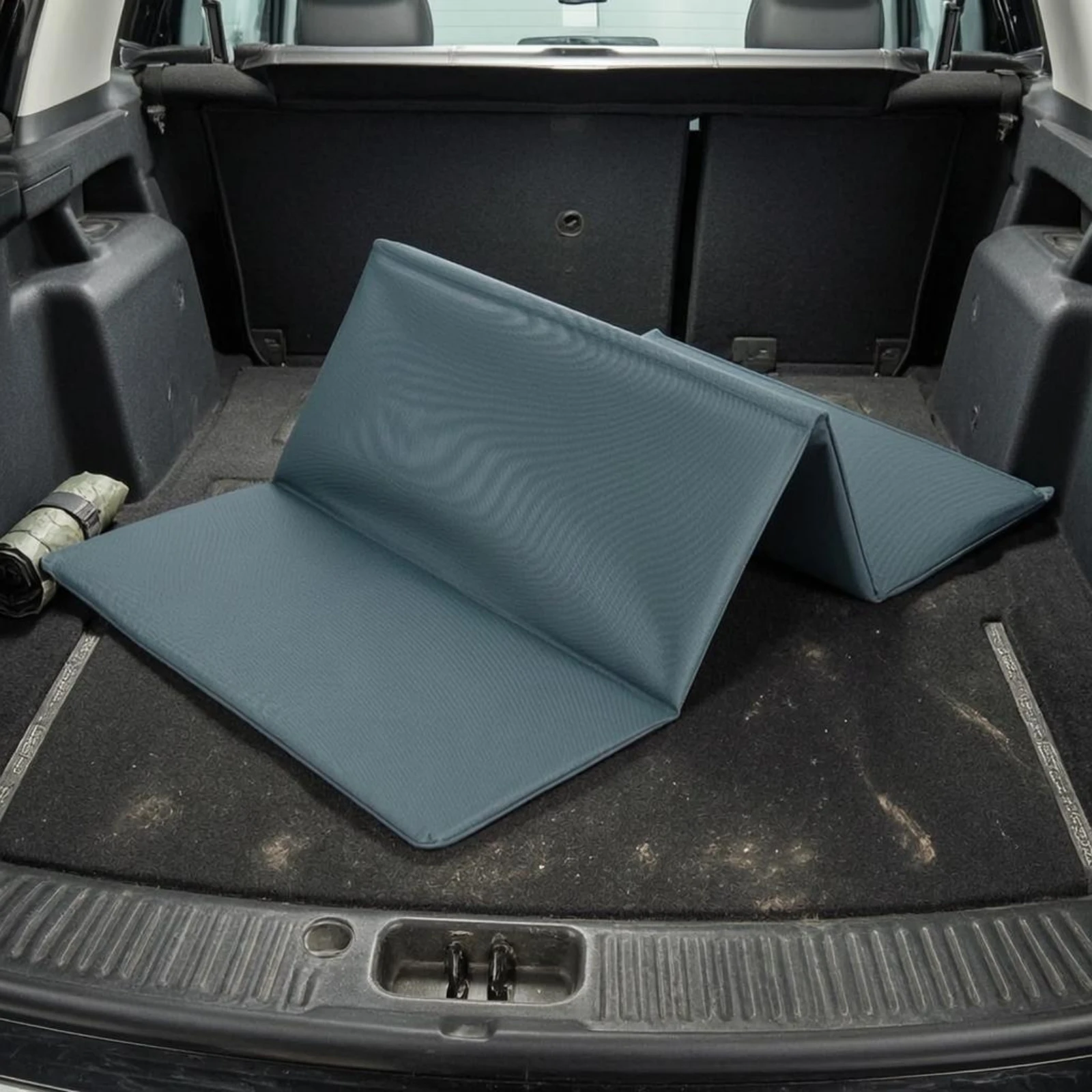 Tri-Fold Pad Board Raised Center Foldable Pad Board Camping Gear Three-Panel Stitched Edges view 3