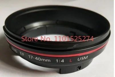 

New Filter UV ring + Red Ring front sleeve cylinder repair parts For Canon EF 17-40 17-40mm f/4L USM lens