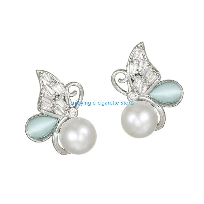 Packung mit 2 eleganten Schmetterlings-Ohrclips für Freeclip1/2-Ohrhörer mit Charm-Schnalle Y4QF – Detail 8