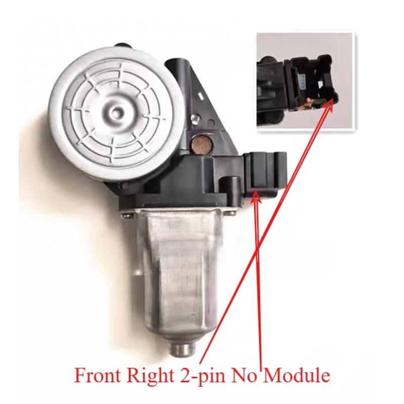 

80751JY4DA Front Rear Left Right New 2-pin Lifter Motors Module Door Glass Lift Motor Automobile Part for Renault Koleos