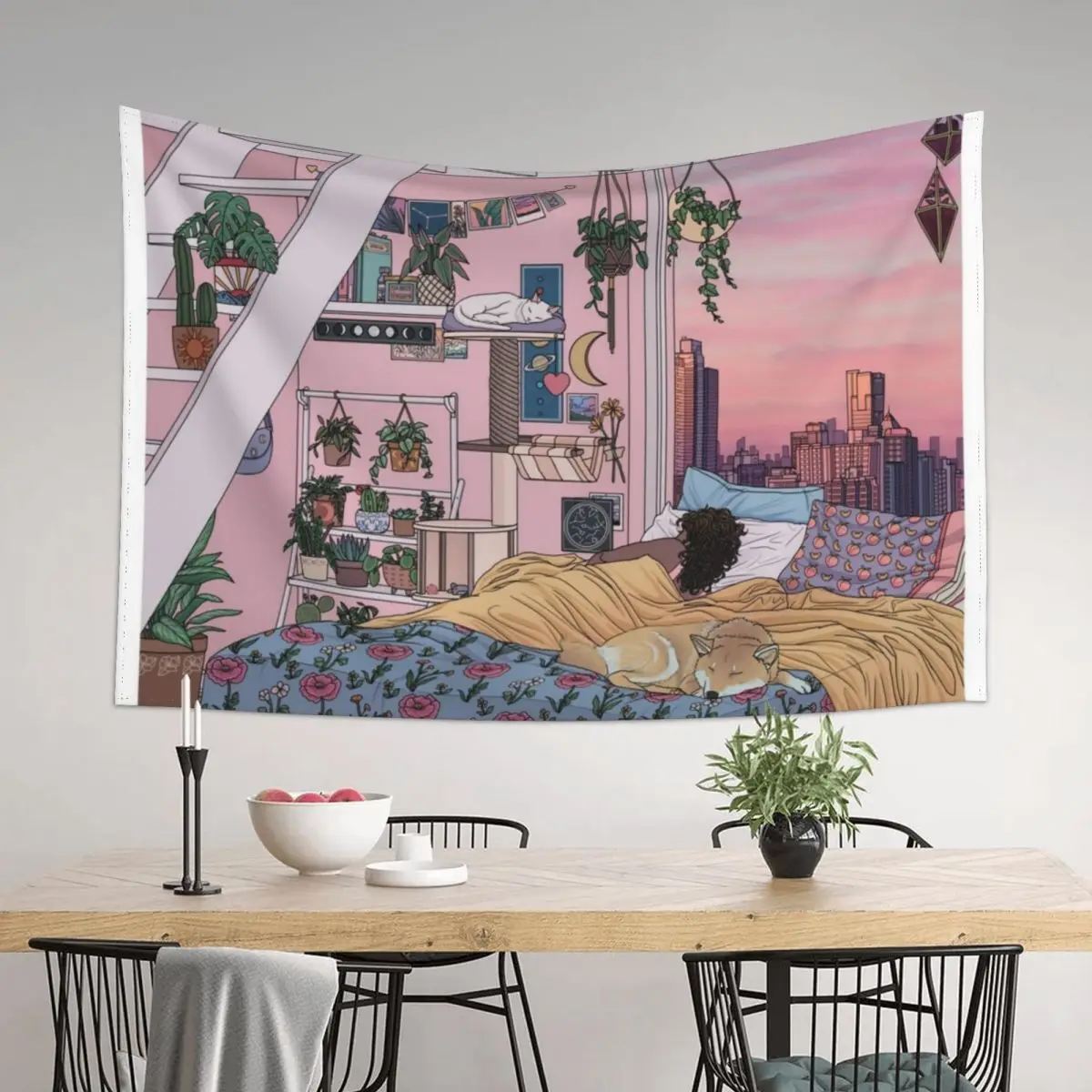 

Sweet Dreams Tapestry Room Decor For Girls Wall Hanging Wall On The Wall Tapestry
