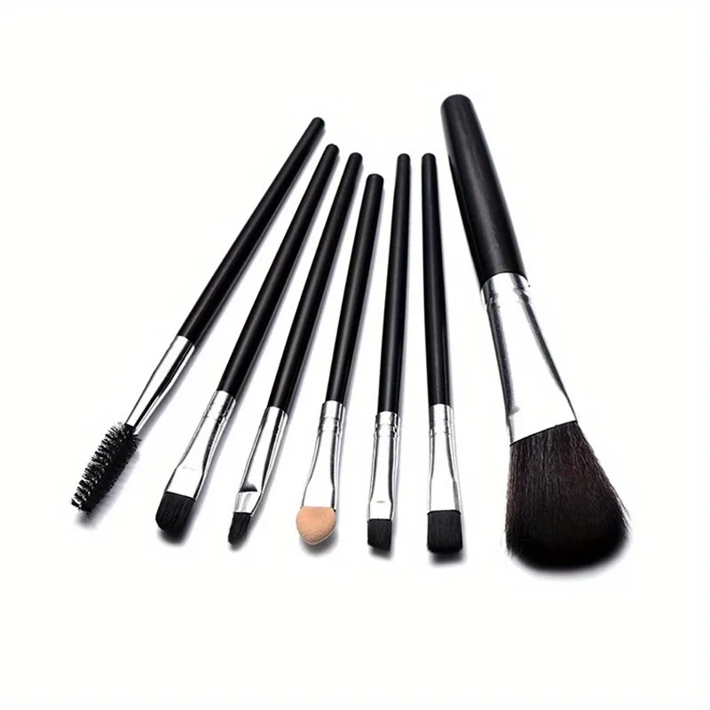 7Pcs Makeup Brushes Tool Set Cosmetic Powder Eye Shadow Foundation Blush Blending Beauty Make Up Brush