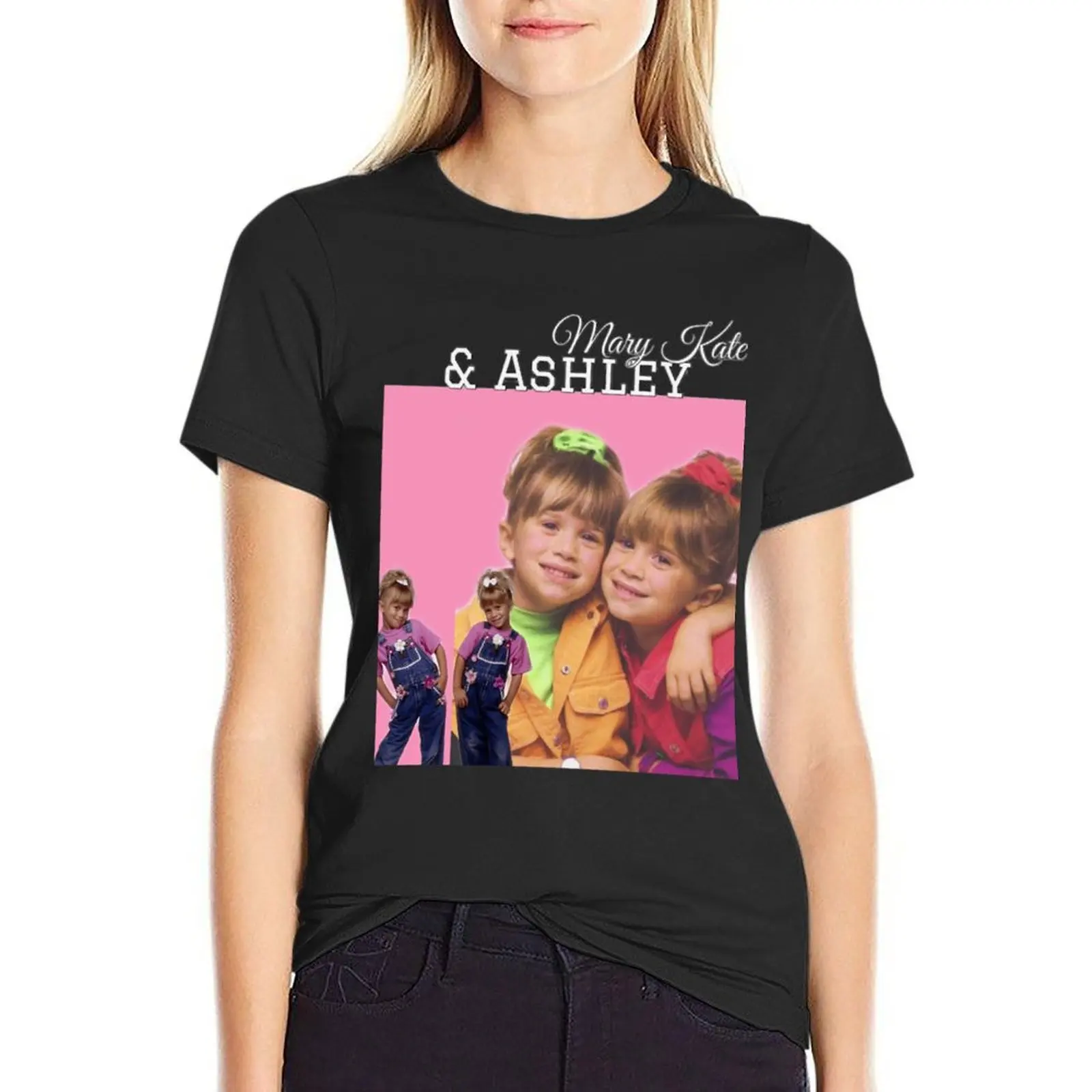 

Mary Kate and Ashley Olsen T-Shirt sublime anime designer clothes Women luxury