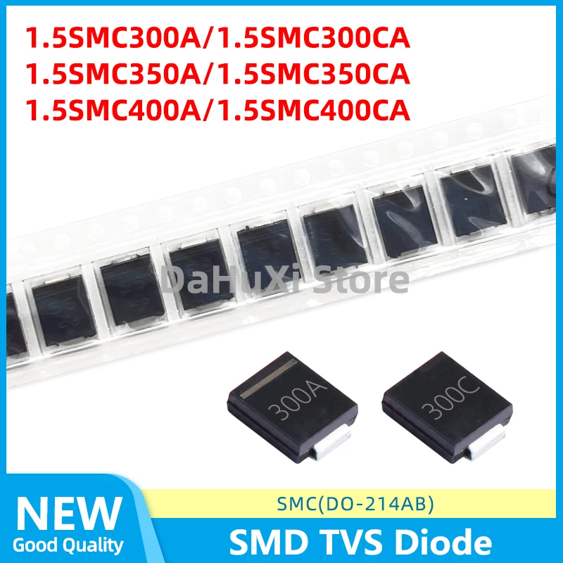 20PCS 1.5SMC300A 300A 1.5SMC300CA 300C 1.5SMC350A 350A 1.5SMC350CA 350C 1.5SMC400A 400A 1.5SMC400CA 400C TVS Diode DO-214AB