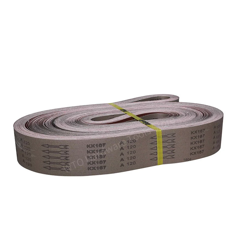 5PCS 1800 * 50 mm Sanding Belts, Wood Soft Metal Polishing Sandpaper 40-1000 Grits Aluminum Oxide Belt for Metal Polishing