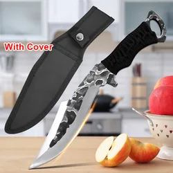 6 Inch Handmade Forged Butcher Knife Sharp Chef Knife Boning Knife Slicing Fish Meat Vegetable Kitchen Knives Cooking Knife