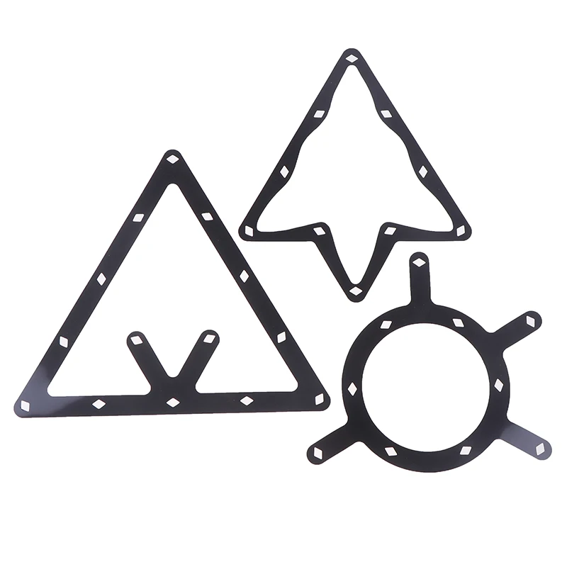 Pack Magic Sports Triangle Rack; Thin, Reusable Cue Accessory for Pool Table, Helps in Ball Positioning