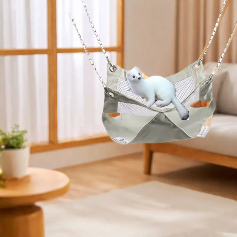 

Polyester Double-layer Hamster Hammock Breathable Comfortable Guinea Pig Nest Easy to clean Waterproof