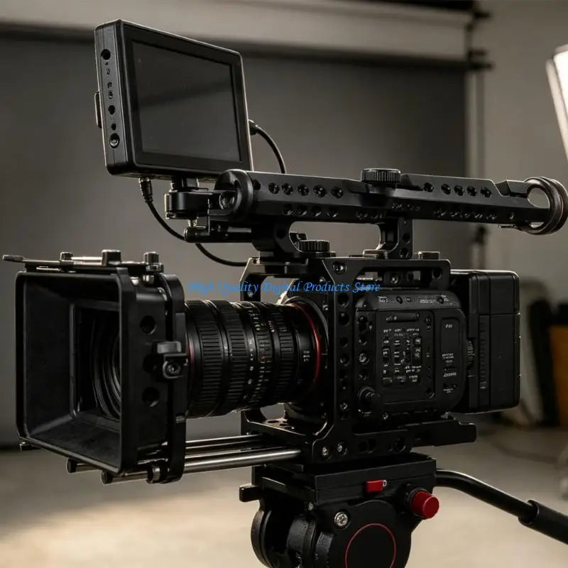 U2JE Heavy Duty 15MM Tube Clamp Adapter With 360 Degree Rotating Cheese Plate For Studio Equipment And Video Accessories