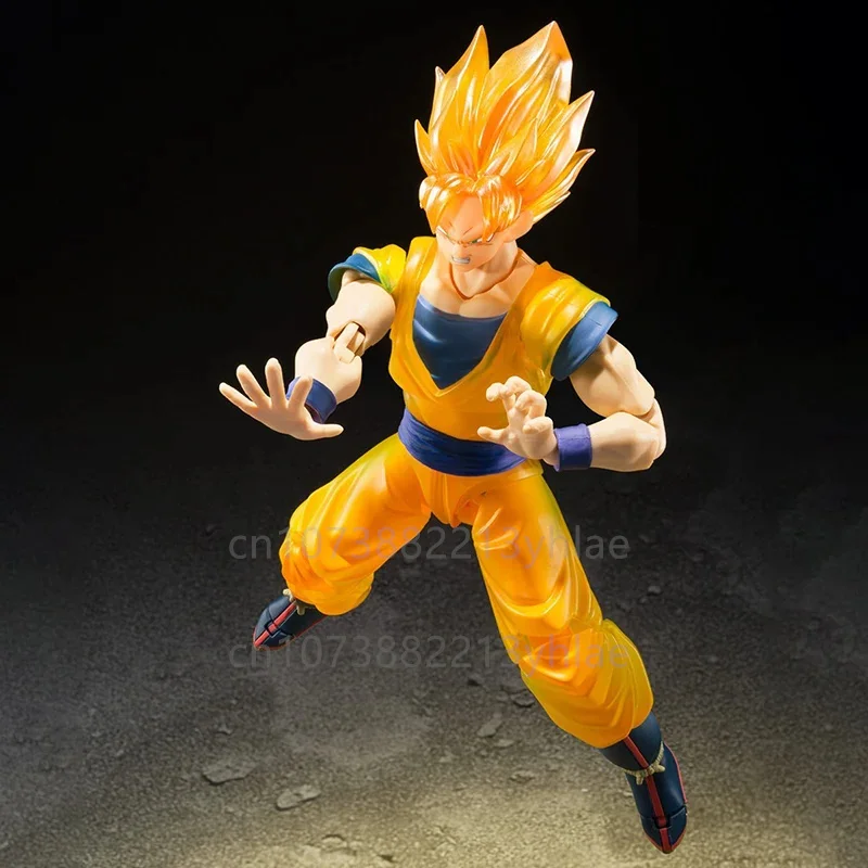 In Stock Original Bandai Dragon Ball S.h.figuarts Super Saiyan Sun Wukong Z Warrior Anime Figure Action Figures Model Toys Gift