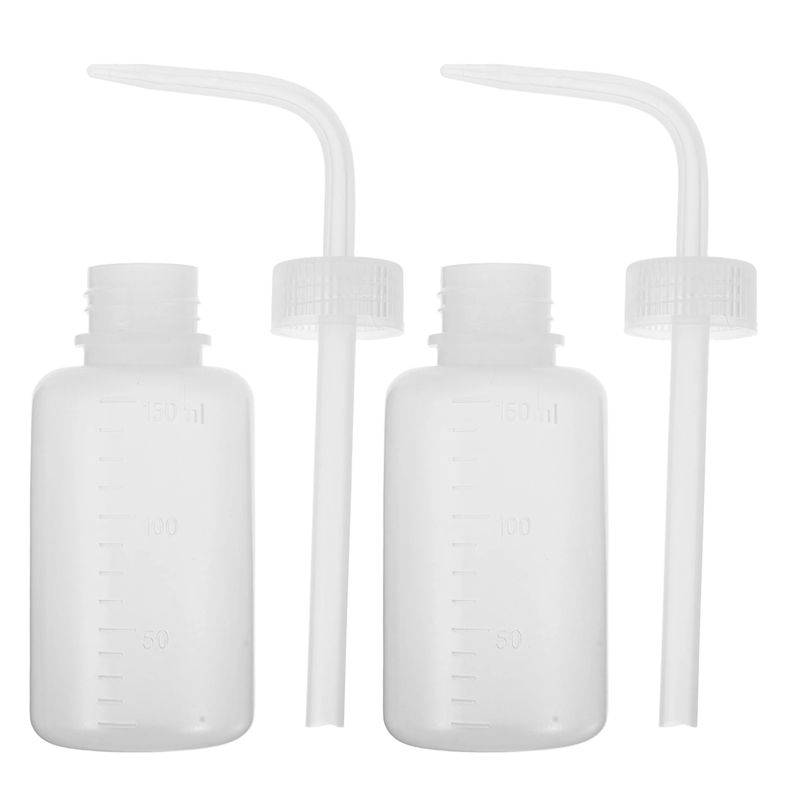 

2pcs Spray For Cleaning Lab Squeeze Narrow Mouth Plastic Watering Bottle 150Ml Plant Succulent Irrigation Eyelash Tattoo Rinse