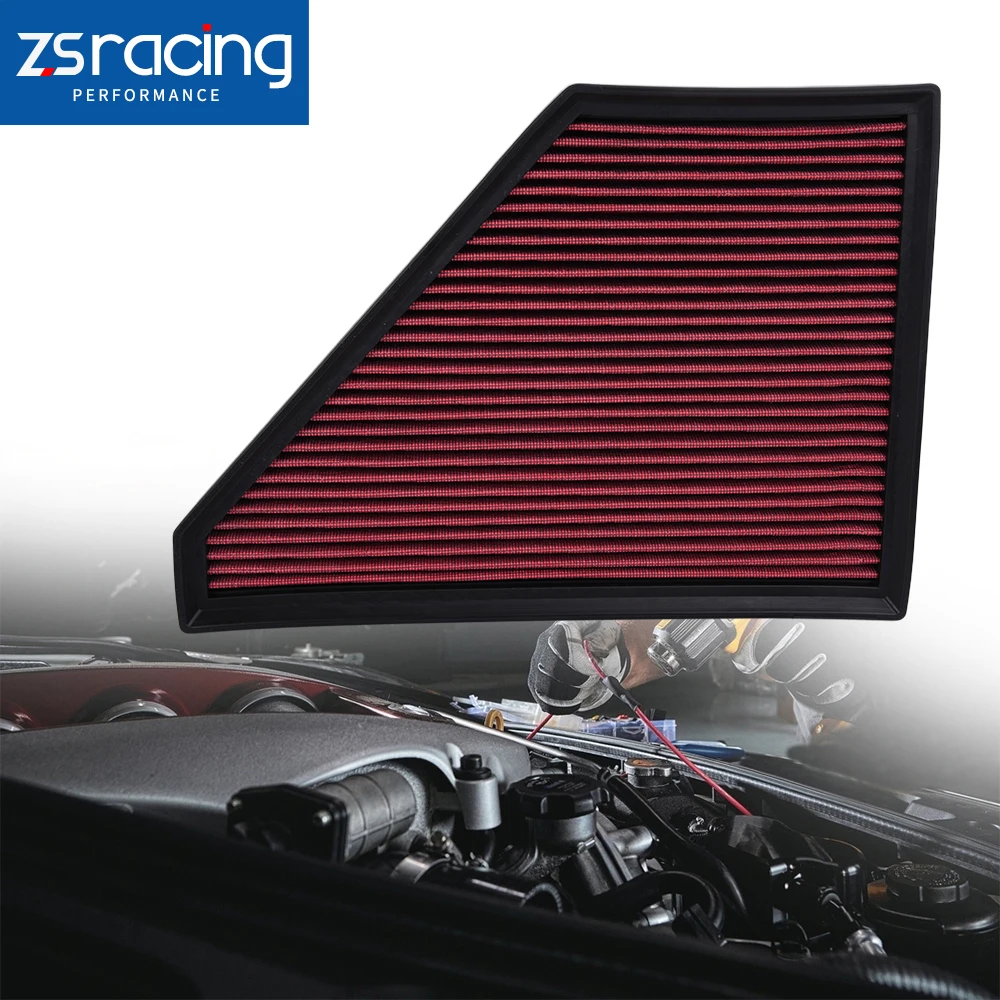 

ZSRA Performance Air Filter for Buick Enclave Cadillac XT5 XT6 Chevy Blazer 2.0T 2016-2024 OFI254-RED