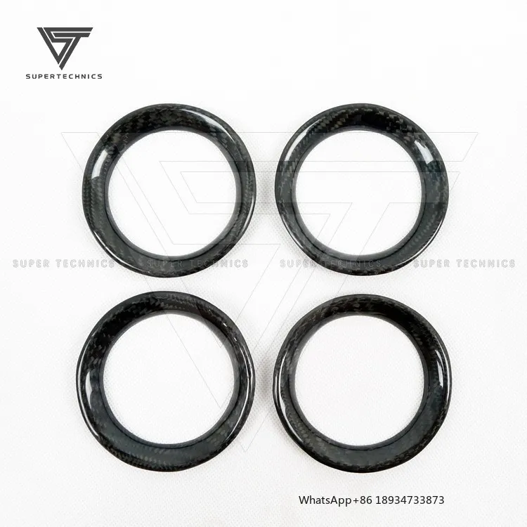 High Quality Carbon Fiber Customized Aircon Surround Vents Trim for 2008-2016 Nissan Gtr R35