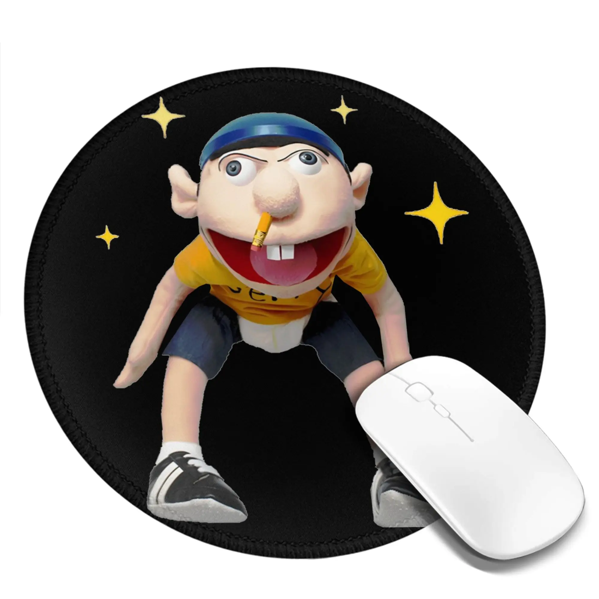 Sml Jeffy  rapper Mouse Pad Computer Keyboard Mouse Mat Gaming PC Laptop Desk Mat Office Accessories Table Mats