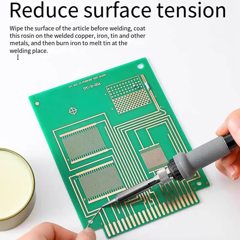 معجون تدفق لحام عالي الدقة لحام رقاقة إلكترونية PCB PGA BGA مناسب لصيانة الإصلاح الإلكترونية الدقيقة