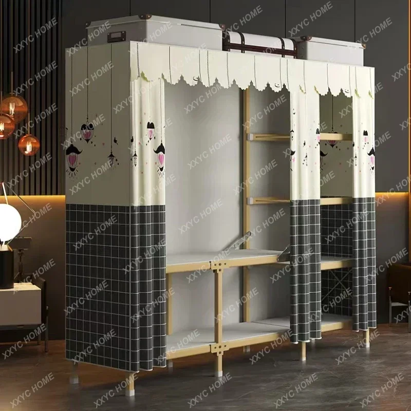 Simple Folding Free Installation Cloth Wardrobe Household Zipper Oxford Cloth Storage Cabinet Waterproof Home Accessories
