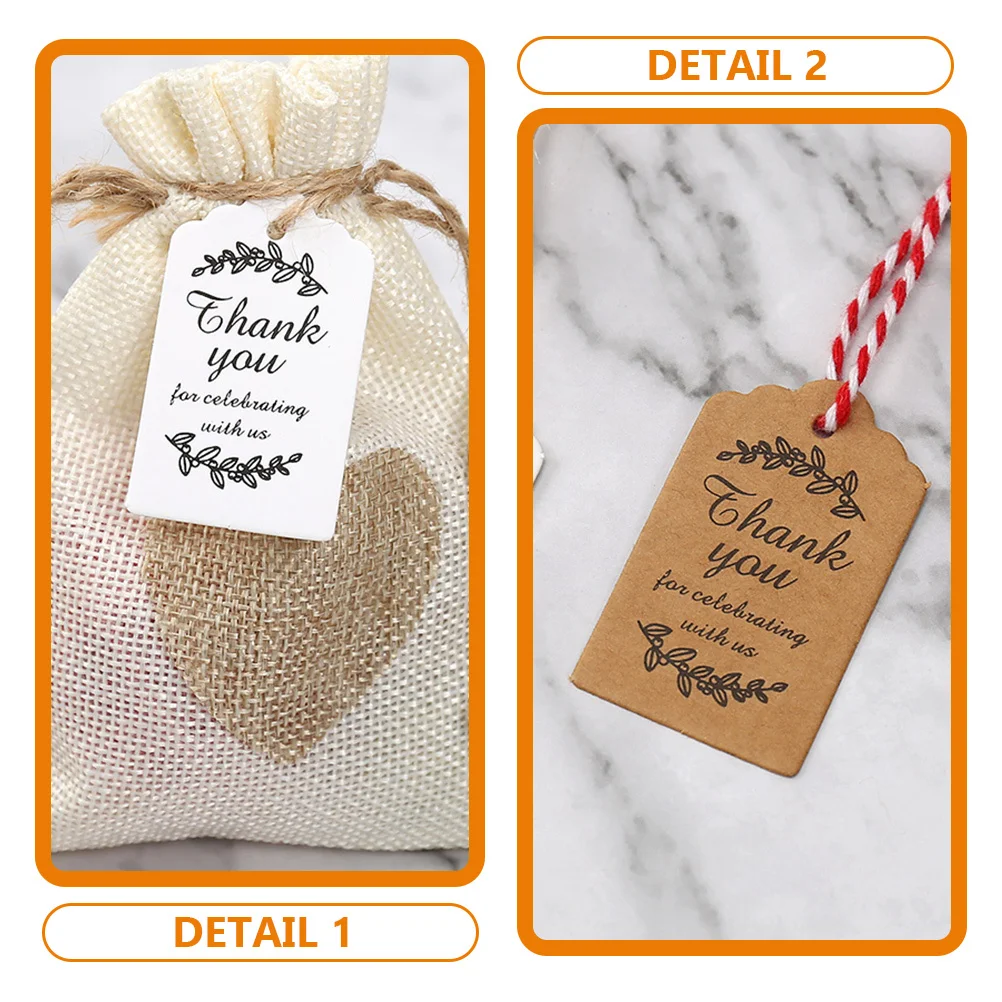 200 قطعة من علامات الهدايا الرقيقة مع سلسلة ملصقات شكرًا لك للحفلات المفضلة بطاقات يدوية مشاريع حرفية لتغليف الديكور #4