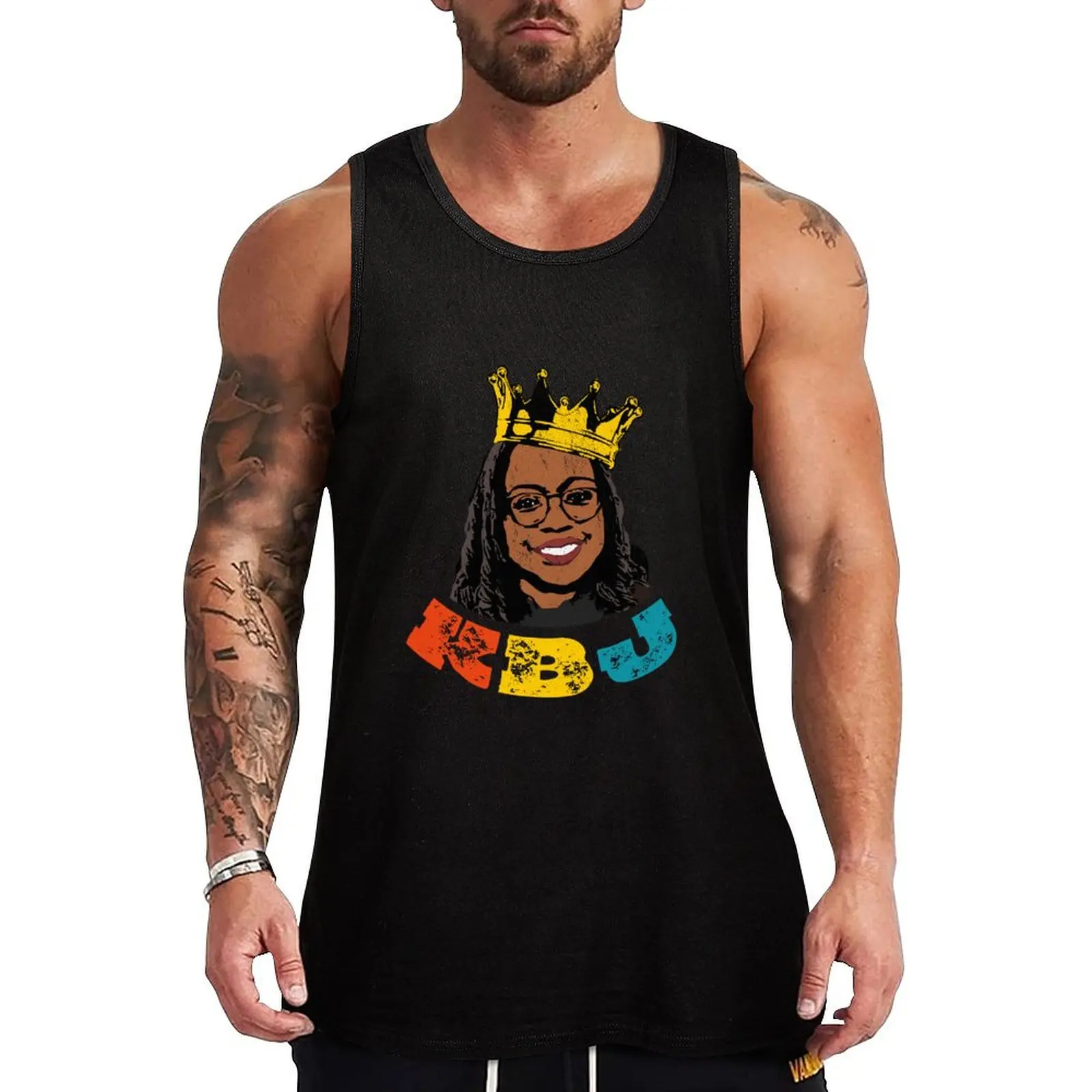 Ketanji Brown Jackson SCOTUS Supreme Court KBJ Tank Top gym training accessories gym t-shirts man