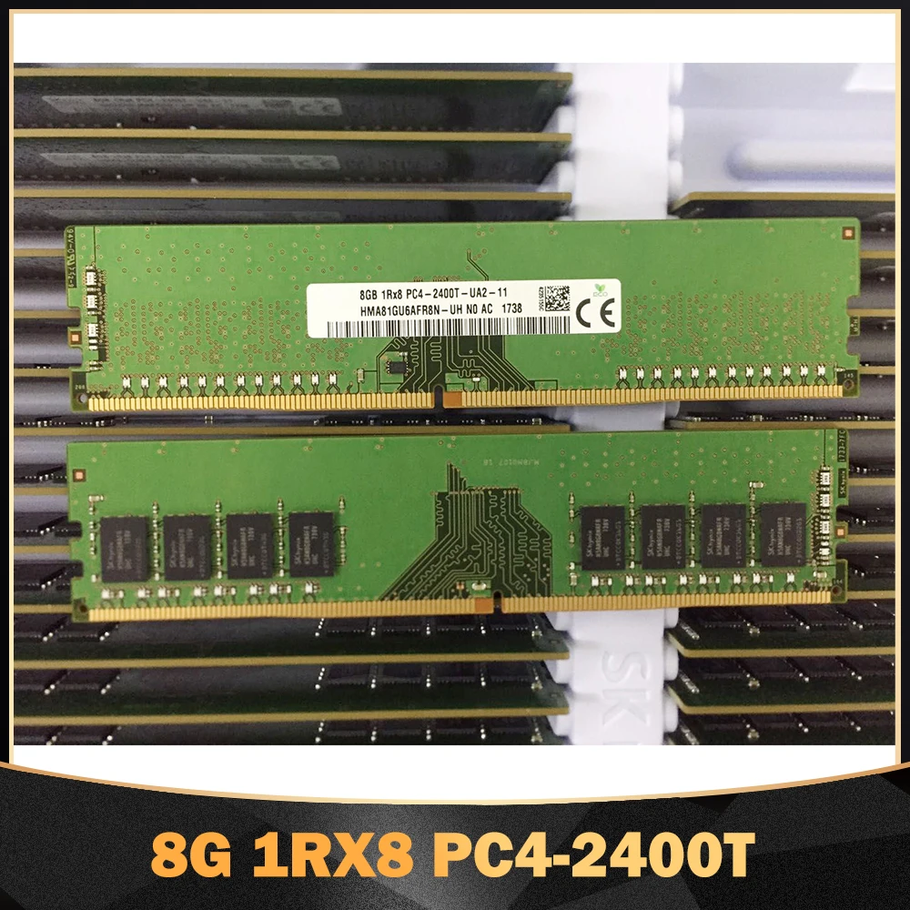 

1PCS 8GB 8G 1RX8 PC4-2400T DDR4 2400MHZ ECC RAM For SK Hynix Memory