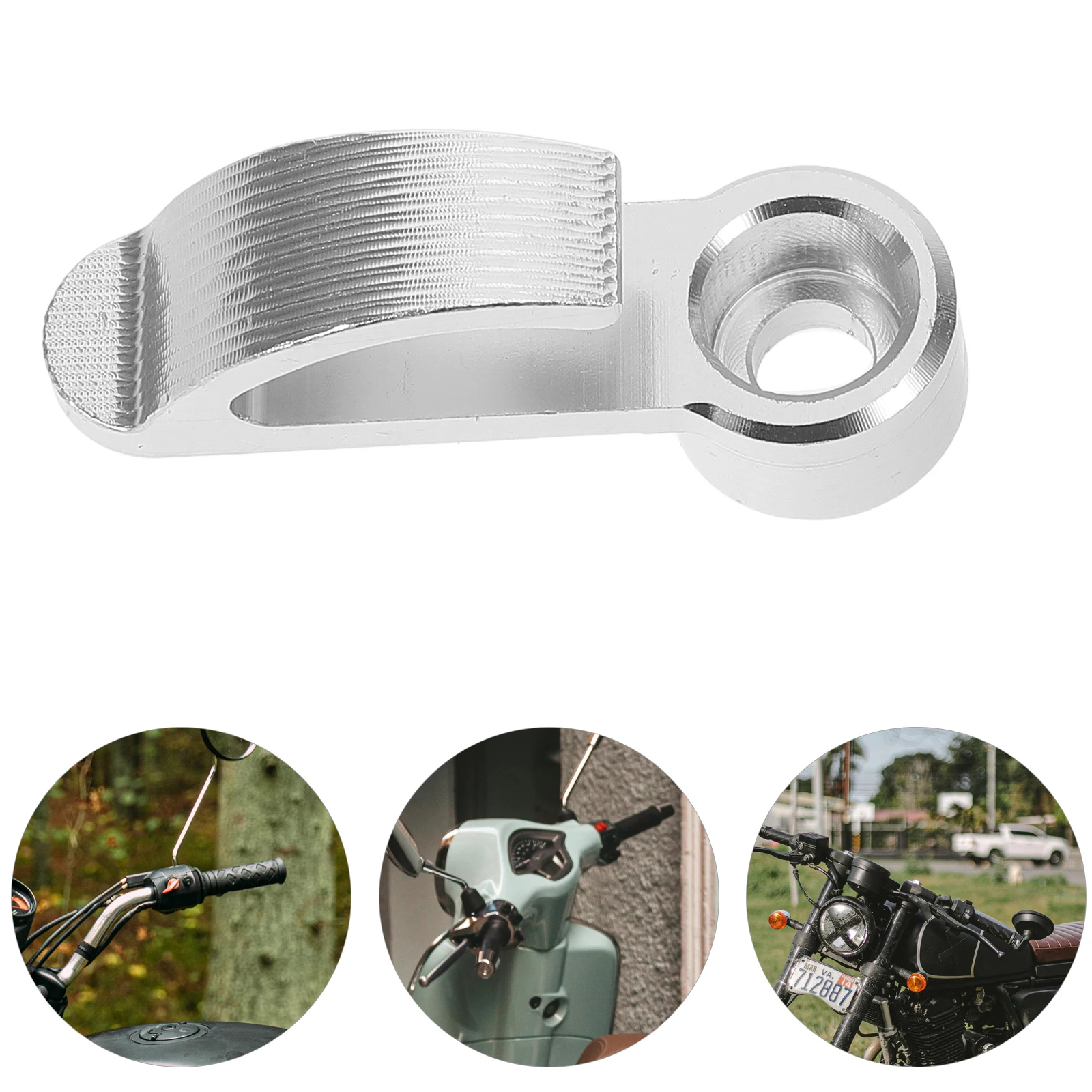 

Universal Motorcycle Handlebar Side Hook Hanger Heavy Duty Aluminum Alloy Compact Design Bike Accessories Hanging Storage