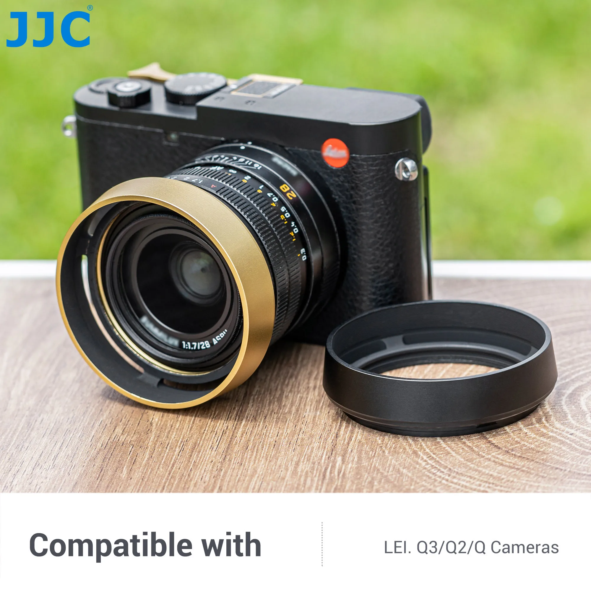 JJC Lens Hood Compatible with Leica Q3/Q2/Q Camera Lens Replaces Leica Round Lens Hood