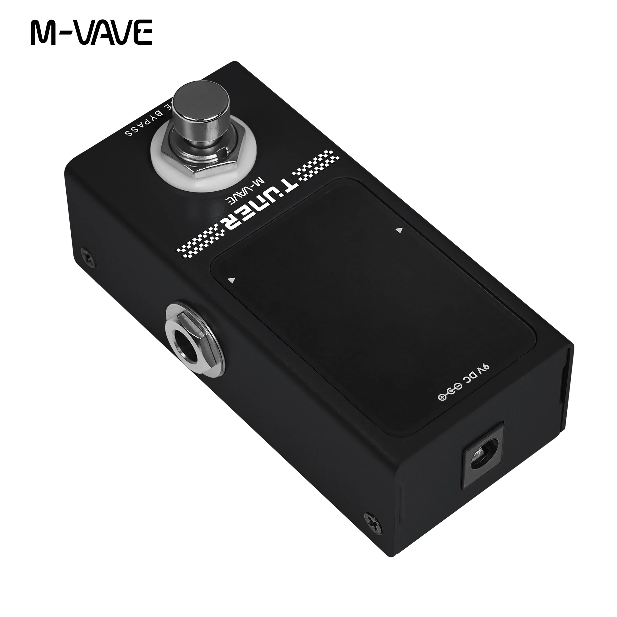 M-VAVE PD48 Tuner Pedal, High Precision Chromatic Tuner with True Bypass, LED Display for Guitar/Bass
