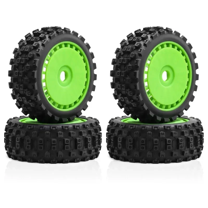1/8 Buggy Wheel Tires 17mm Hex for 1:8 RC Off Road Car ARRMA Typhon  Trxs  Kyosho  HSP view 4