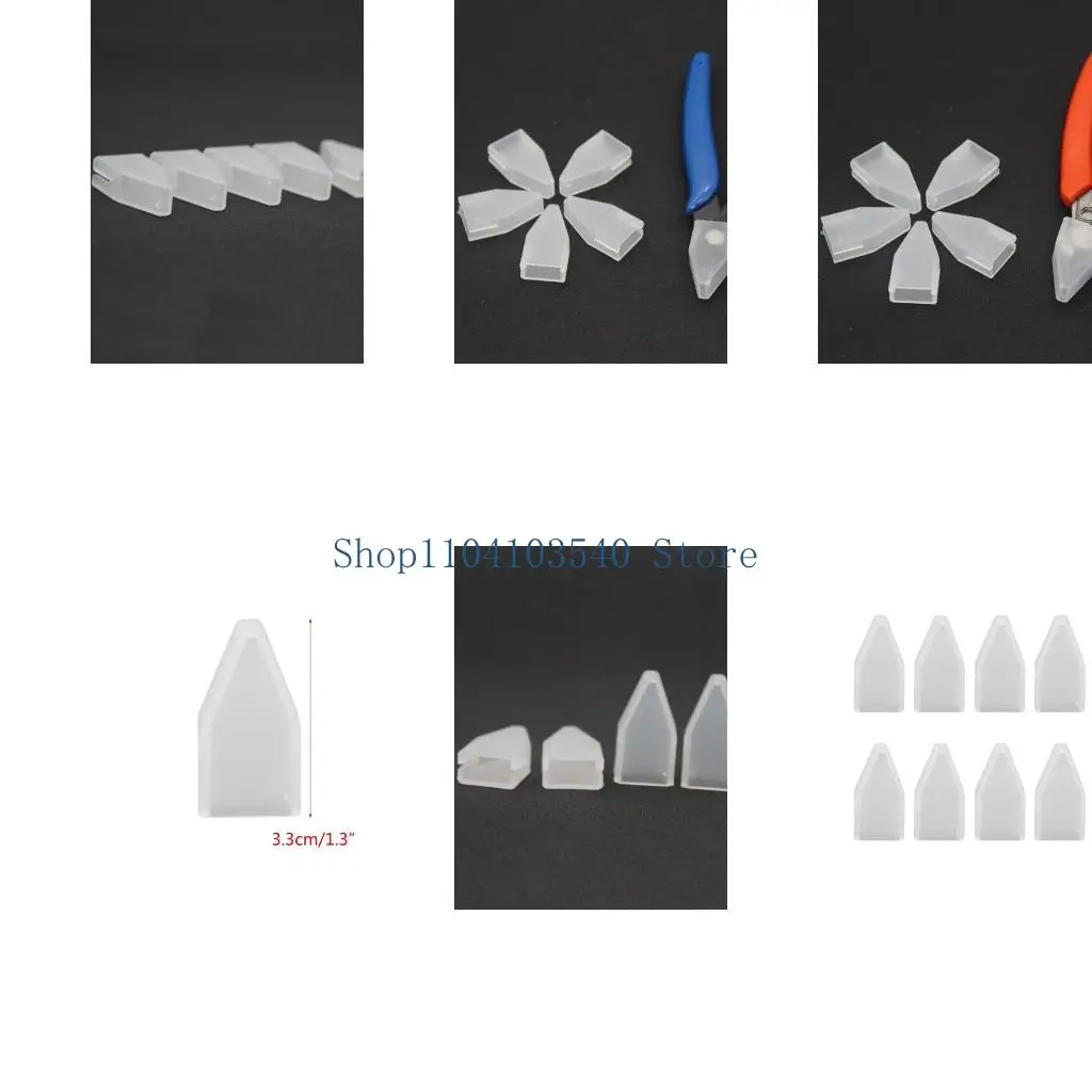 02DC Upgraded Nipper Cover 50pcs PVC Rubber Protective Sleeve Protective Cover Caps Suitable for 5-inch 3.5-inch 170 Cutter