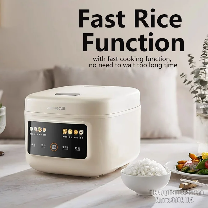 Joyoung Rice Cooker Color Screen Multifunction Rice Porridge Soup Cake For Home Kitchen 3-8 Person 4L Capacity F-40FY515