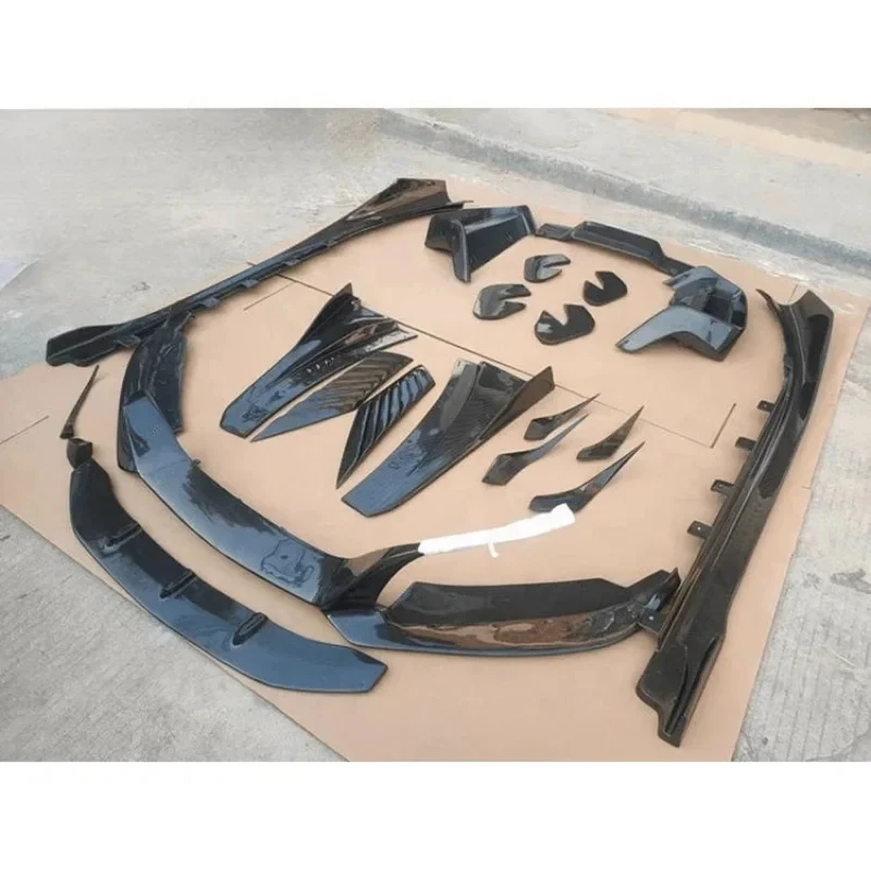 High Quality Full Set Carbon Fiber Body Kit Auto Parts  I8 Front Lip Bumper Side Skirt Rear Diffuser