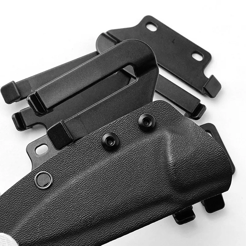 1pair Kydex IWB Holster Clips K Sheath Waist Clip Kydex Knife Scabbard Waist Clip Parts KYDEX Making Accessories
