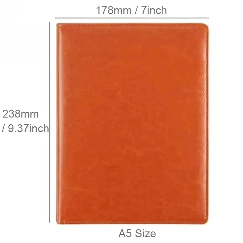 7*9.37in PU Leather A5 / A4 Clipboard Clip File Folder Document Bag Business Meeting Contract Clamp Pad Office School Supply