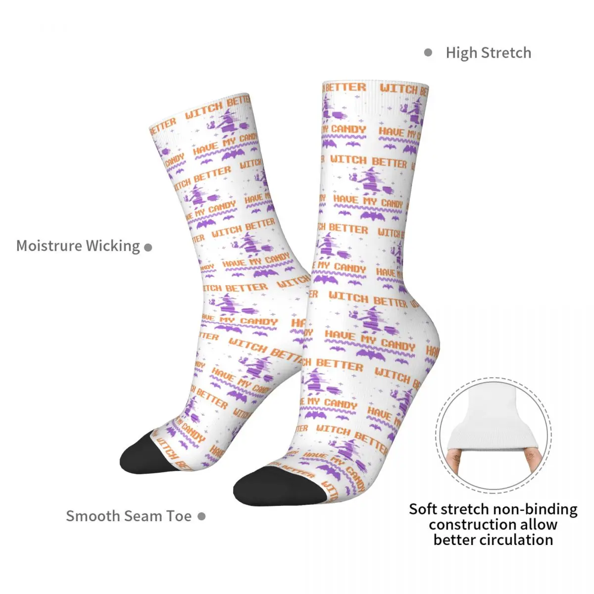 Which Better Have My Candy Socks Harajuku Super Soft Stockings All Season Long Socks Accessories for Unisex Birthday Present