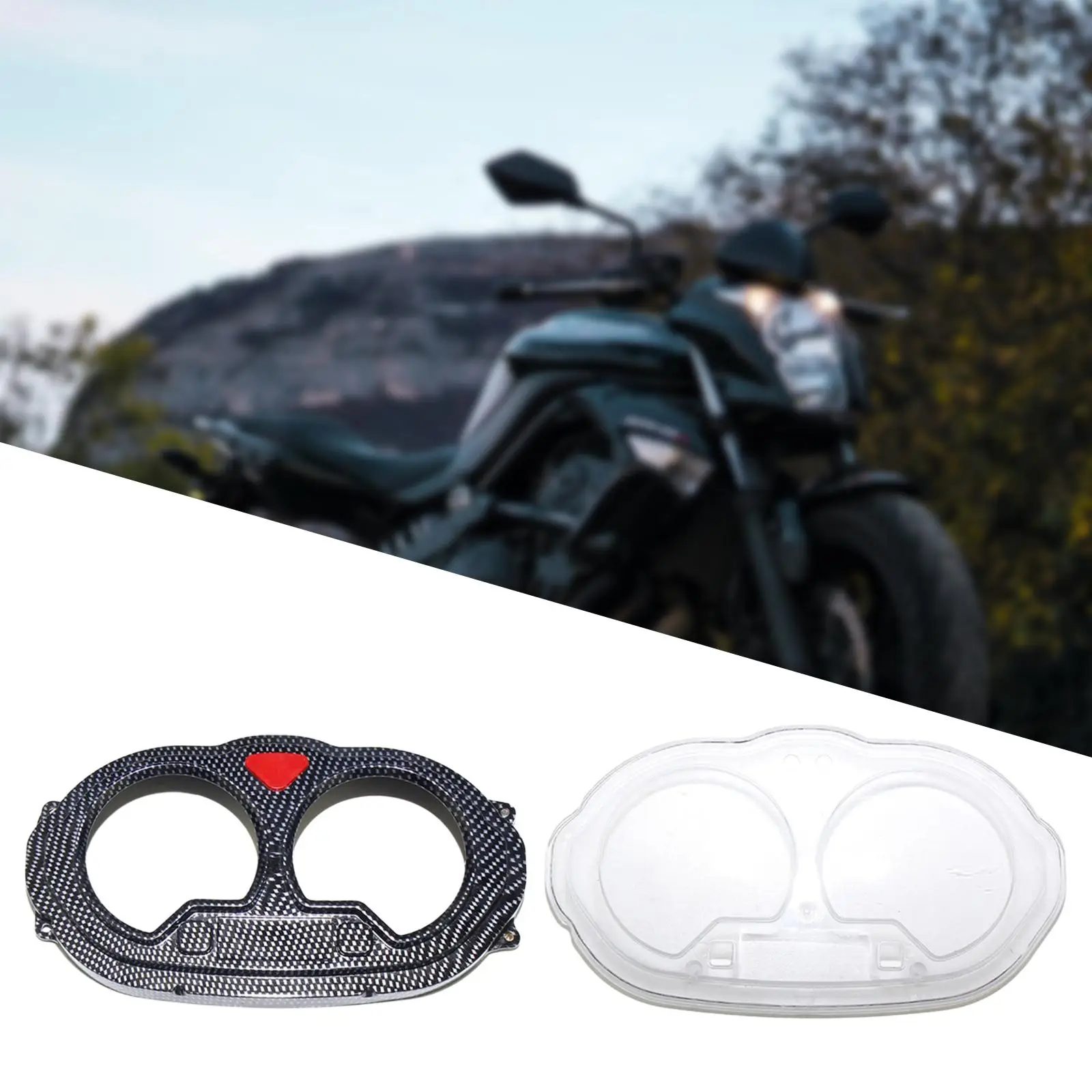 Portable Upper Shell of Instrument Motorcycle Trim Odometer Cover Tachometer Gauge Housing Cover for B08 Instrument Case