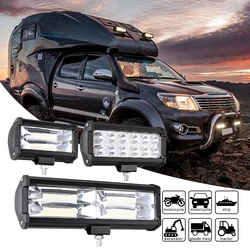 12V 24V Car LED Light Bar Offroad 4x4 Spotlights Fog Lamp Diode Headlight Driving Truck Farm Tractor Boat SUV ATV Work Light
