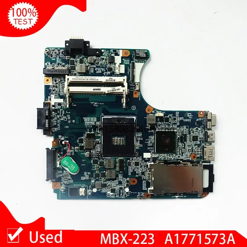 Used A1771573A For Vaio VPCEB Laptop Motherboard MBX-223 M960 1P-009CJ01-6011 HM55 DDR3 Main Board