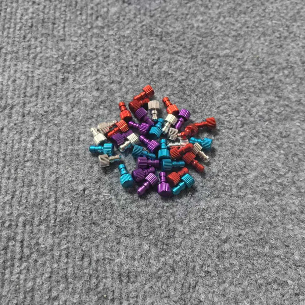 Bouchon de Tube de remplissage de carburant quatre couleurs, 2 pièces, bouchons de ligne de points pour pièces d'avion Nitro essence RC