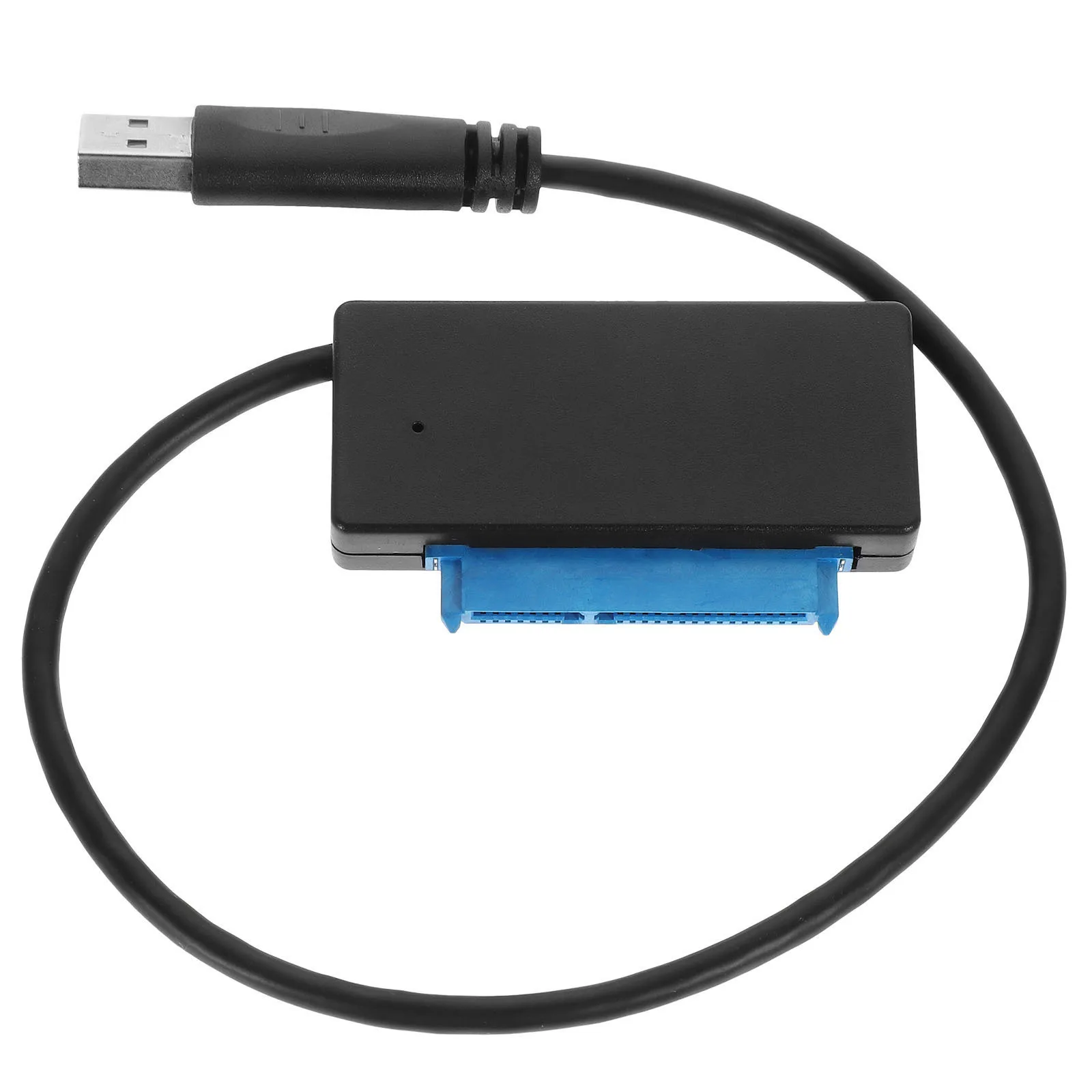 Cabo adaptador de disco rígido USB 30 a 25 portátil mini tamanho 144 MB transferência plug play para 25 35 SSD preto