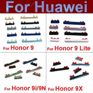 Bilashmart Volume Power Buttons Huawei Honor 9 9Lite 9X 9i 9N ON OFF Power Volume Control Switch Side Button Key Replacement Parts