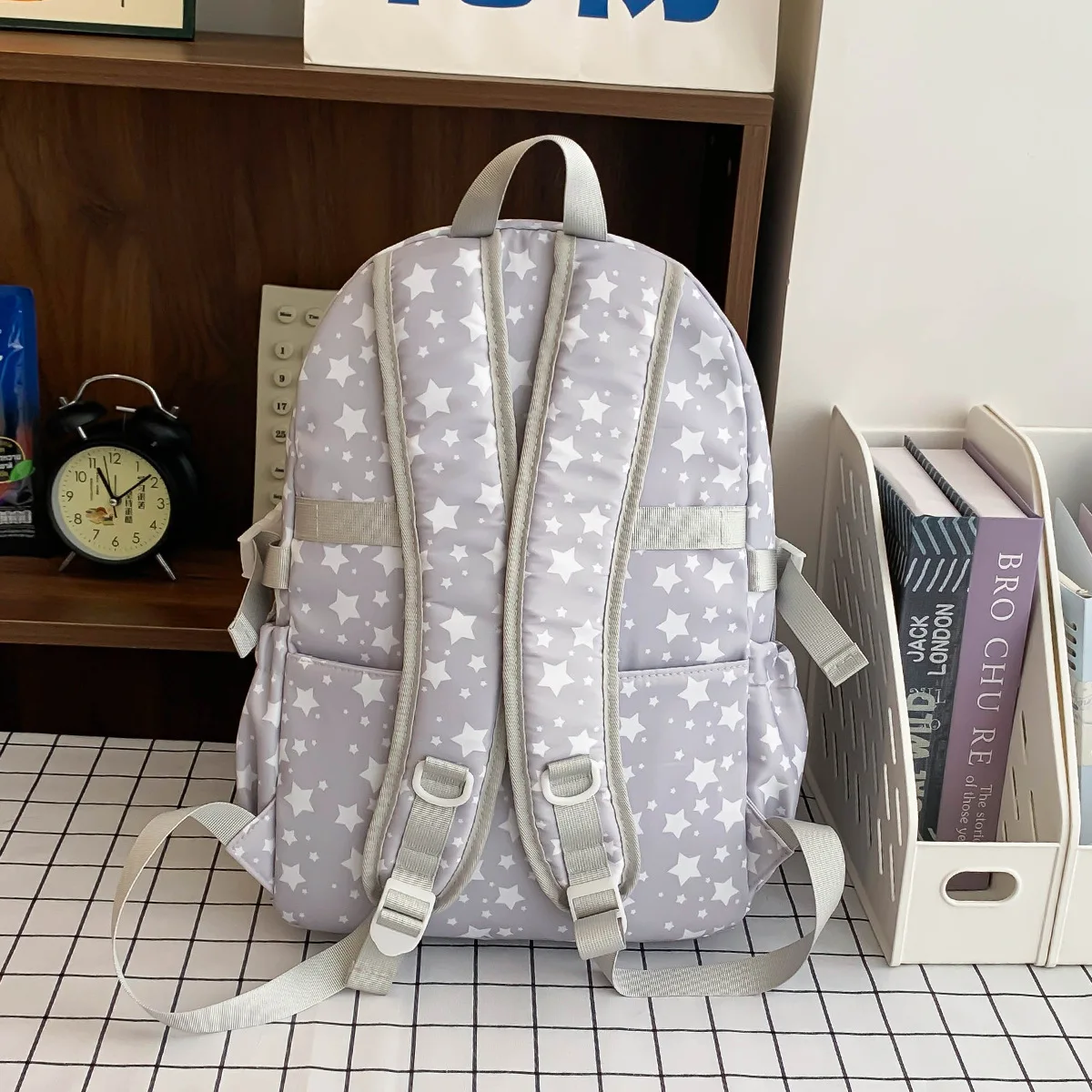 HAEX Aesthetic Women Ita Bags 2025 Clear Window DIY Doll Show Students Commute Backpacks Large Capacity Casual Daily Bolso Mujer