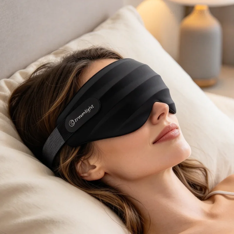 New Dreamlight Eye Patch Shading Sleep Eye Mask Eyepatch Travel Relax Cover Eyeshade Aid Portable for Adult Adjustable Blindfold