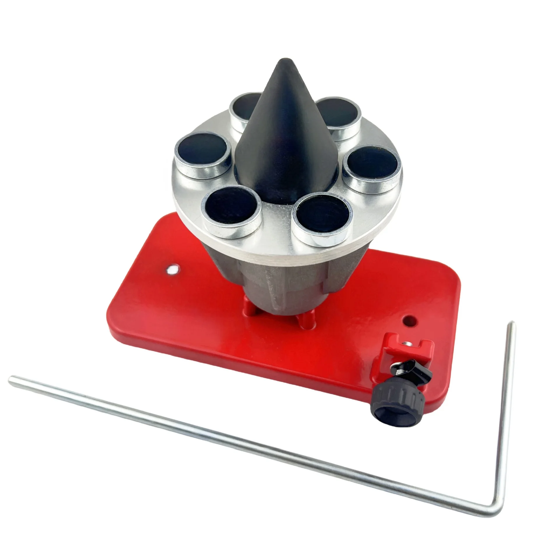 2026 Magnetic Wall Mount Blade Balancer, Lawn Mower Blade Balance Tool for Most Garden Mower Blades Maintenance