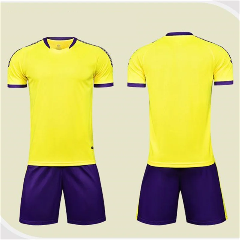 زي تدريب كرة القدم للرجال عالي الجودة وسريع الجفاف مع شعار اسم مخصص بتصميم كلاسيكي علوي قابل للتنفس #4